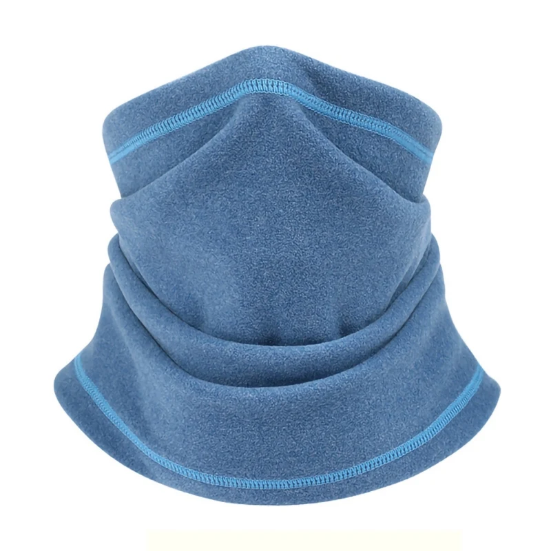 Winter Warm Scarf Rabbit plush Face Mask Thermal Anti-static Outdoor Cycling Windproof Headscarf Neck Face Shield AH08 - Цвет: Синий
