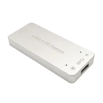 

HD Recorder Portable Card Universal Plug And Play HDMI Video Adapter Live Streaming For Mac Windows Audio 1080P USB 3.0