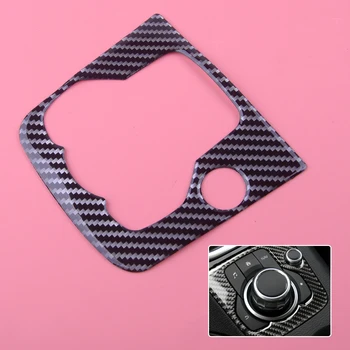 

DWCX Car Inner Center Console Multimedia Panel Switch Button Cover Sticker Trim Fit For Mazda 3 Axela 2013 2014 2015 2016