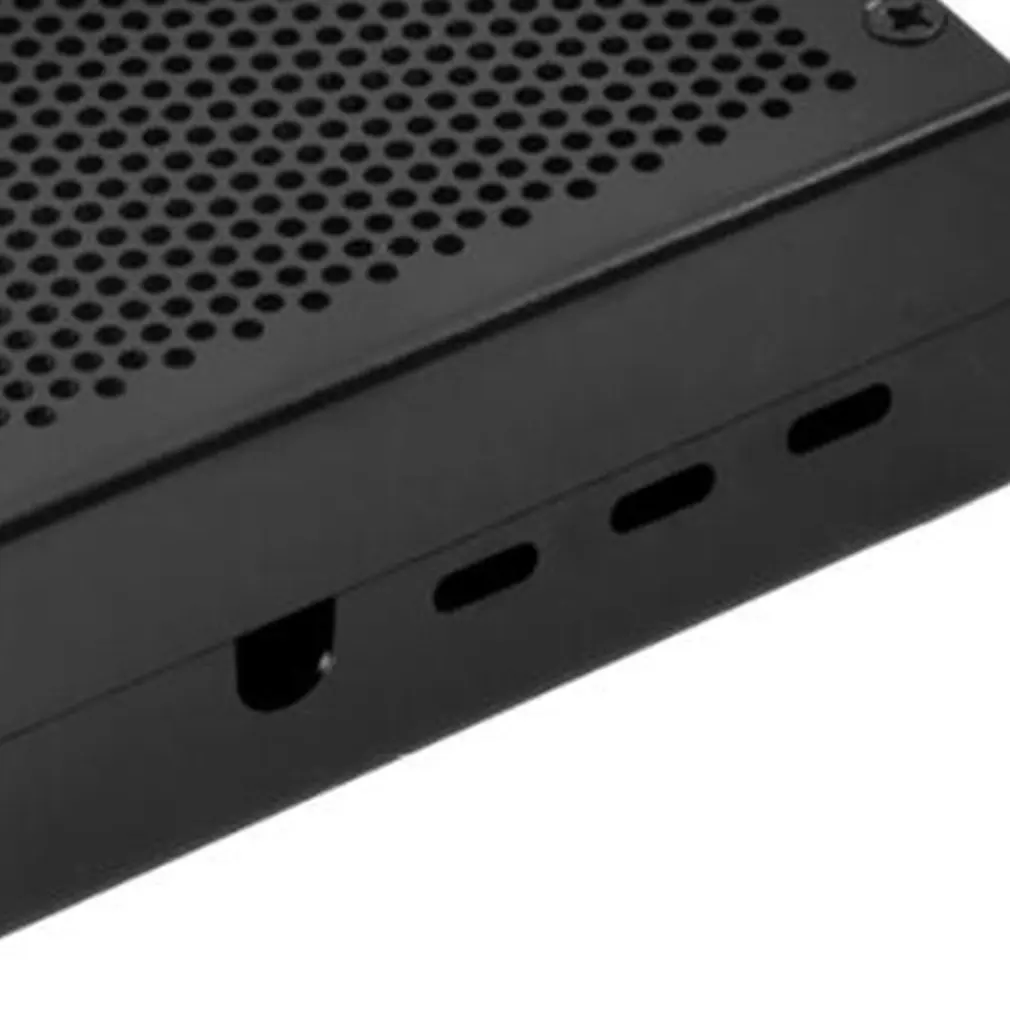 Для Raspberry Pi 4 алюминиевый корпус черный корпус Серебряная коробка металлический корпус для RPI 4 Модель B запасная ручка