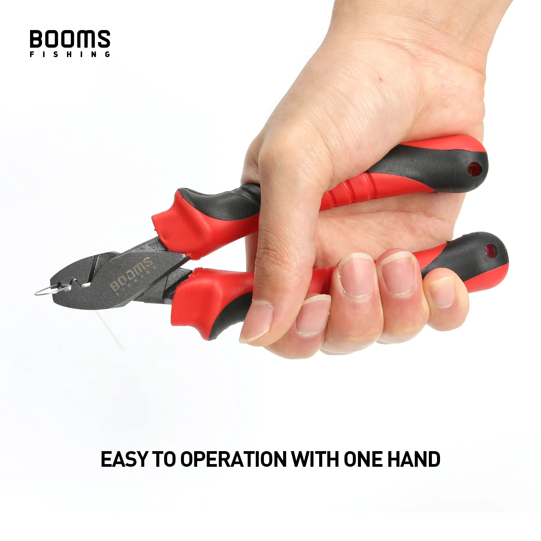 Booms Fishing CP2 Fishing Crimping Pliers for Single-Barrel Sleeves Tools  Fishing Tackle Box Accessories