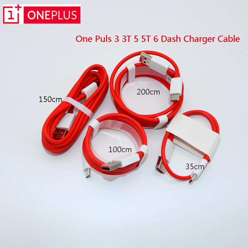 Оригинальный зарядный кабель USB Type-C для OnePlus 6/5T/5/3T/3 4A 0.35-2 м | Мобильные телефоны и