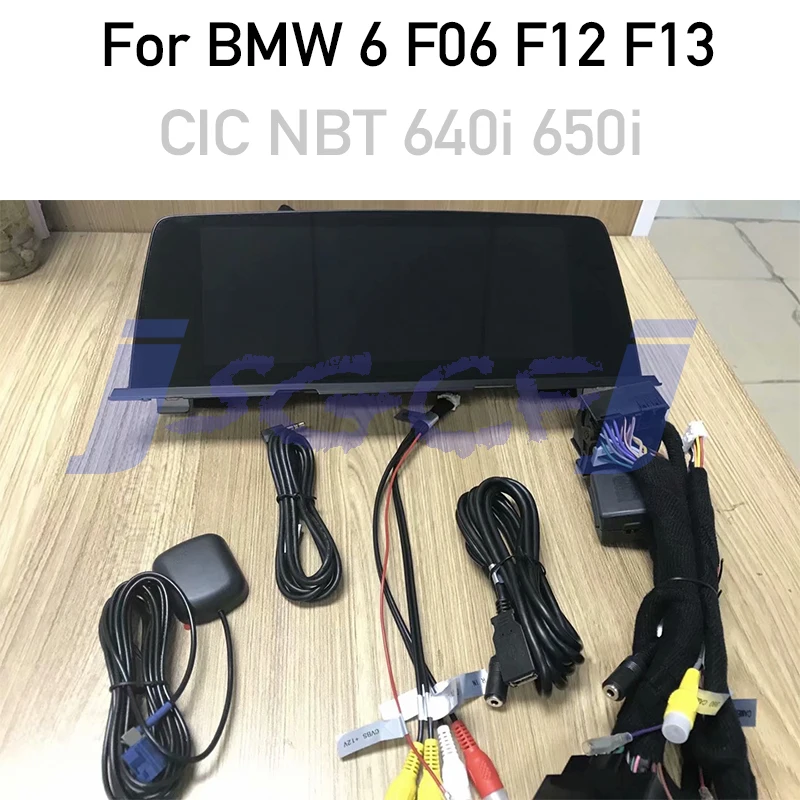 For BMW 6 F06 F12 F13 M6 S63 CIC NBT 640i 650i iDrive Car Stereo Audio Accessorie Navigation GPS Navi Radio CarPlay 360 BirdView