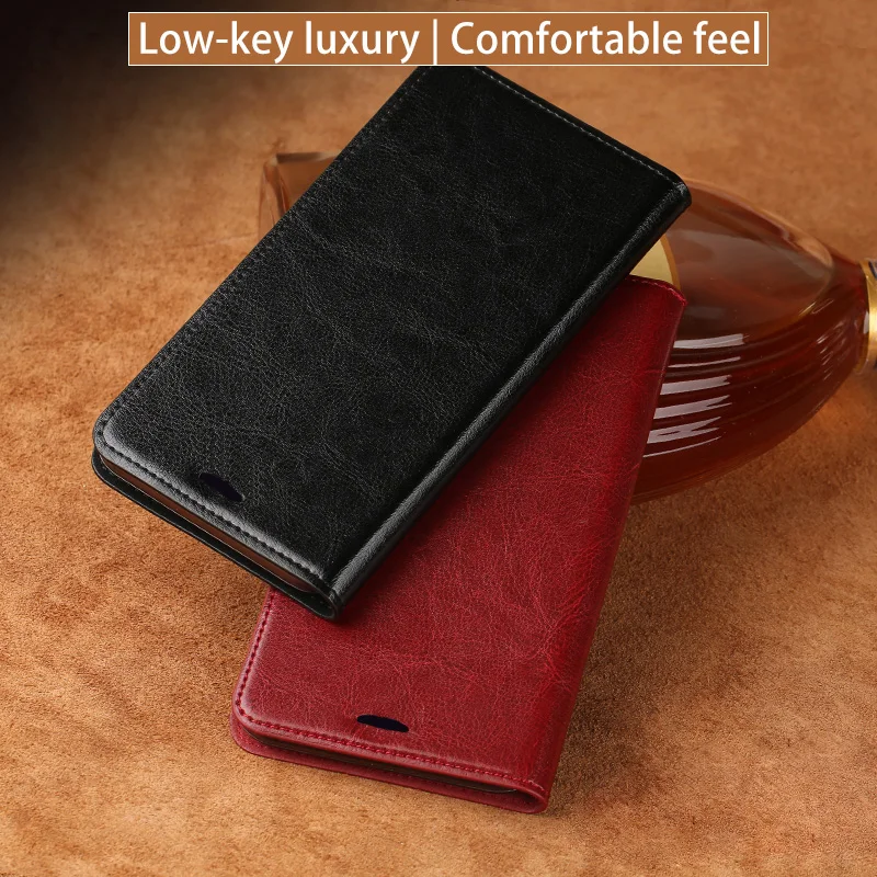 Wholesale Price ia4Dg Flip Phone Case For Xiaomi Redmi Note 5 5A 6 7 8 Pro note 3 4X 4 Case For redmi 4x 5 plus 6 6a 7 7a 8 8a Oil wax skin Cover