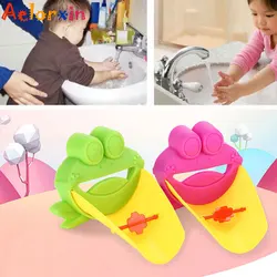 Outils de lavage des mains, dessin animé Animal grenouille 2019 Extension de robinet de salle de bains, Guide pour enfants évier 