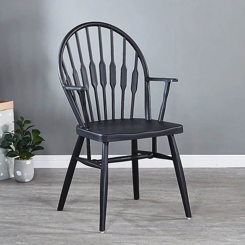 

Modern Dining Chair Simplicity Plastic Restaurant Chair Nordic Cafe Chair Fauteuil Moderne Makeup Chair Blacke Retro Furniture