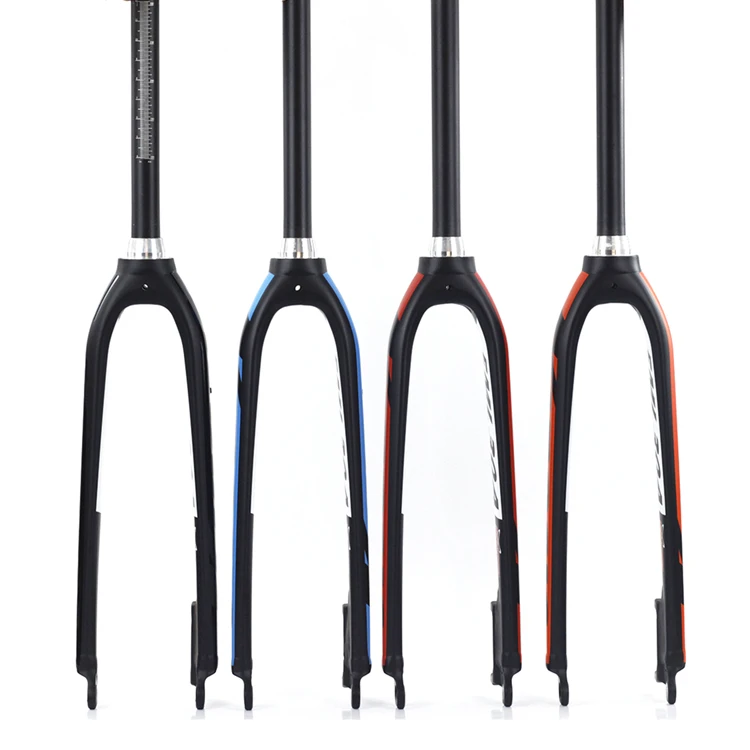 Mountain Bike Fork Aluminum Rigid Straight Forks 1-1/8" Disc Brake 26" 27.5" 29" Mountain Bike Fork Aluminum Rigid Straight Forks 1-1/8" Disc Brake 26" 27.5" 29"