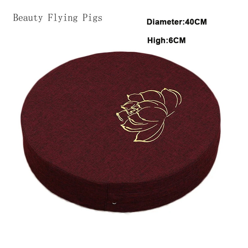 40X6CM Yoga Meditate PEP Hard Texture Meditation Cushion Backrest Pillow Japanese Tatami Mat Removable and Washable inflatable yoga cushion