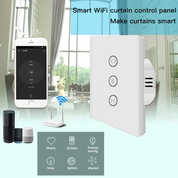 

Smart Life WiFi Curtain Blind Switch For Roller Shutter Electric Motor Google Home Alexa Echo Voice Control DIY Smart Home