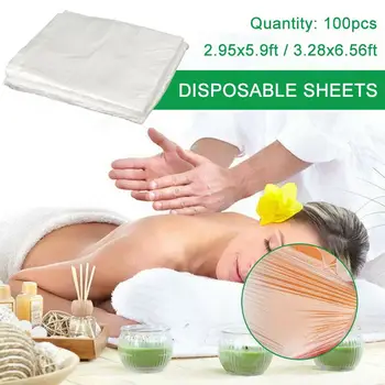

200/100/5 Pcs Plastic Disposable Bed Sheets Cover Bed Sheet Spa Massage Beauty Salon Bed Table Cover Sheets Bed Film Bedspread