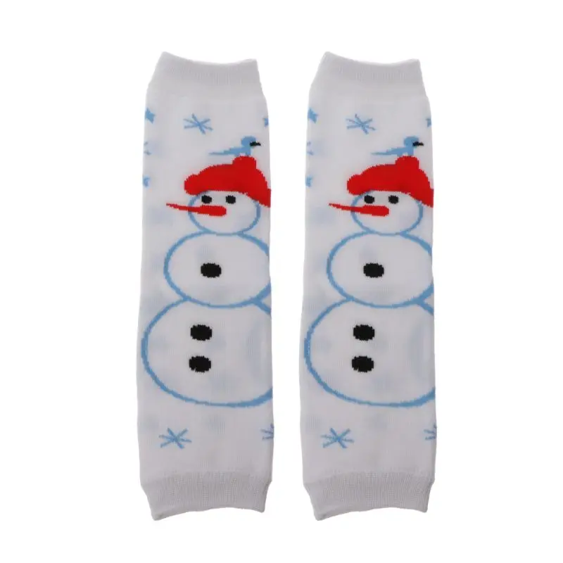 Рождественские гетры для девочек и мальчиков; хлопковые леггинсы в полоску с оборками; 14 цветов; детские носки для ползания; DXAD - Цвет: 6