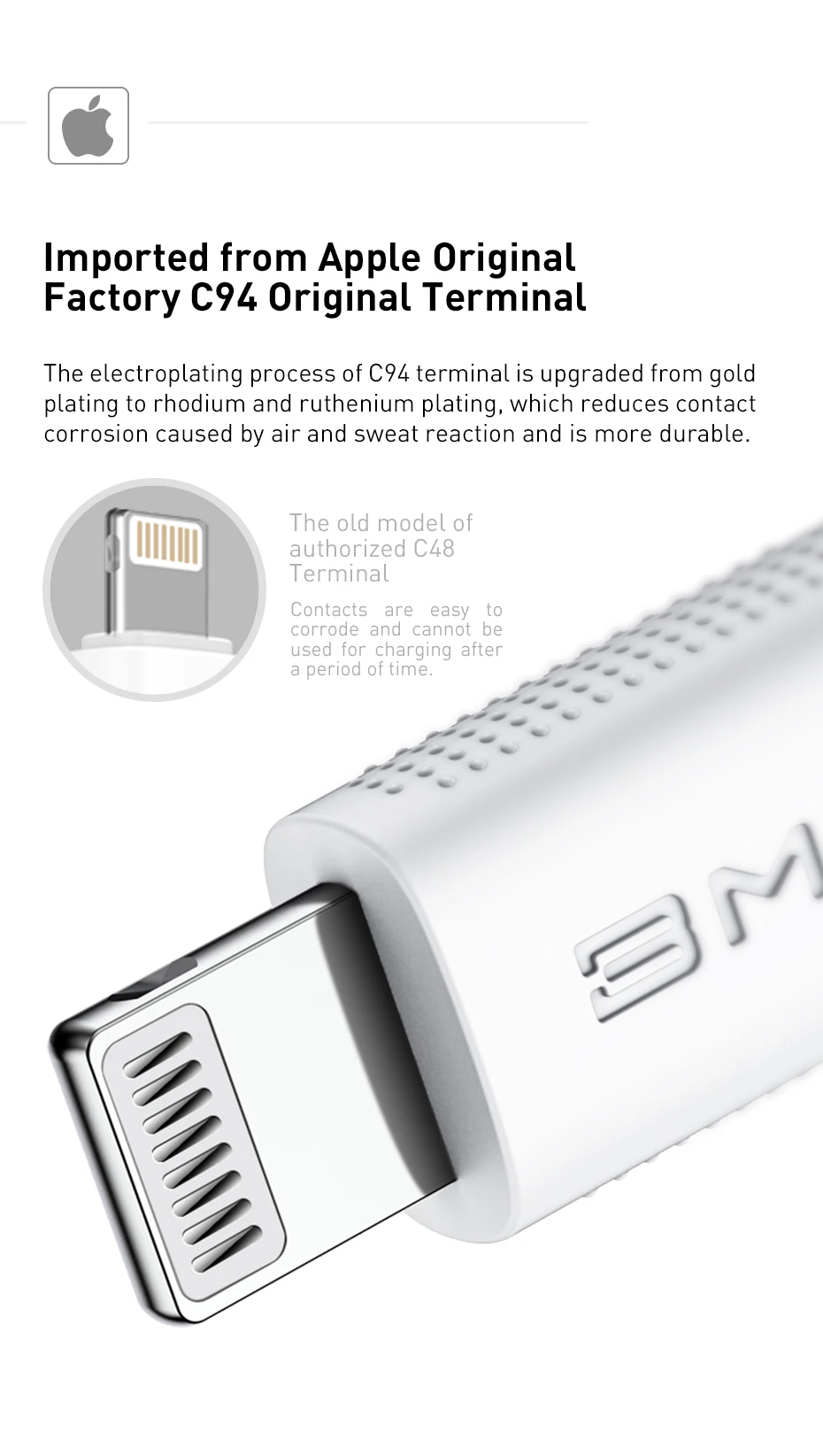 BMX MFi PD 18 Вт usb type-C кабель для iPhone 11Pro Быстрая зарядка usb type C кабель для iPhone X/Xs/Xr/8 Macbook зарядка USB C шнур