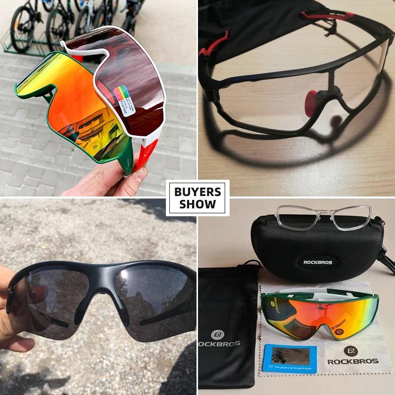Polarized Cycling Glasses Bike Outdoor Sports Sunglasses