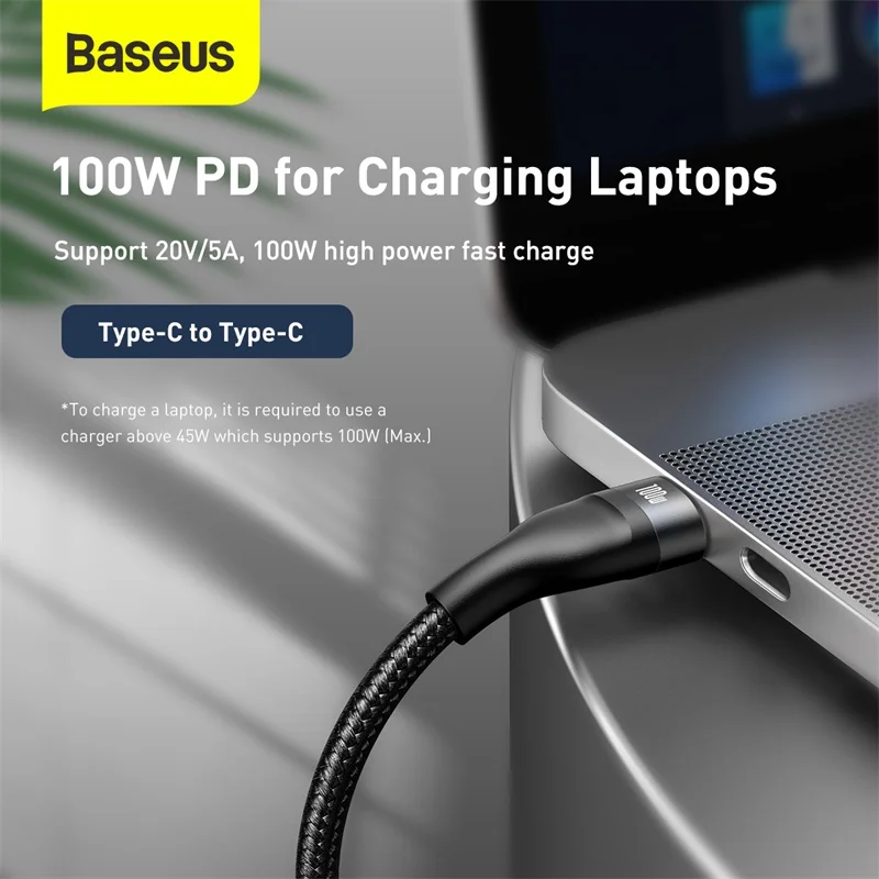 Baseus PD 100 Вт USB C кабель для iPhone 12 Pro 3 в 1 Micro передачи данных QC Type Быстрая зарядка Xiaomi