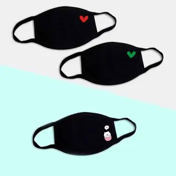 

Dustproof Mouth Mask Washable Cotton Cartoon Face Mouth Masks Respirator For Man Women маска маски
