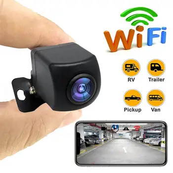 

Car Backup Camera Wifi Wireless Backup Camera Rear View Camera New HD Wireless Car Vehicle Front Camera Support Android And IOS