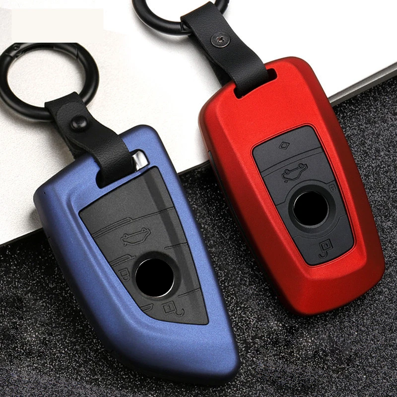 

2020 Car Key Protection Cover Case For BMW 520 525 f30 f10 F18 118i 320i 1 3 5 7 Series X3 X4 M3 M4 M5 Keychain Ring