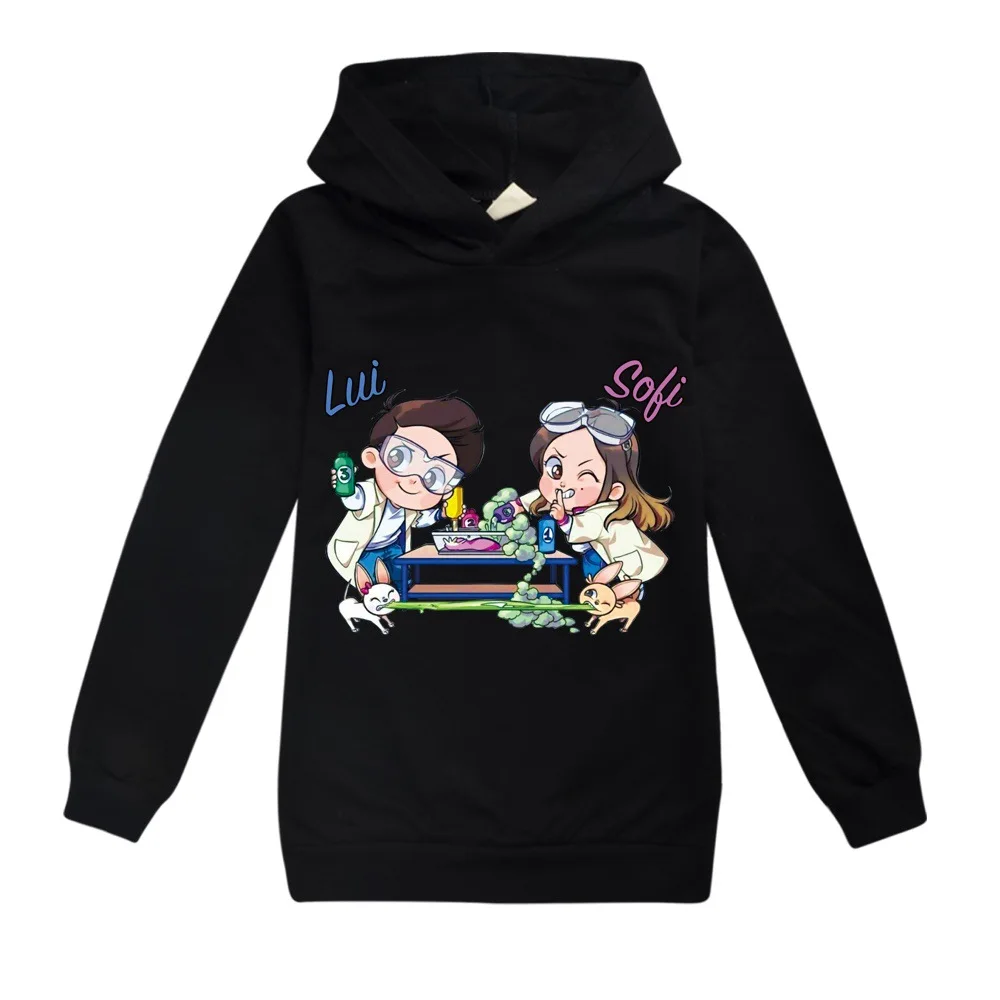 

New Listing Me Contro Te Pattern Sweatshirt Boys Girls Thin Hoodies For Kids