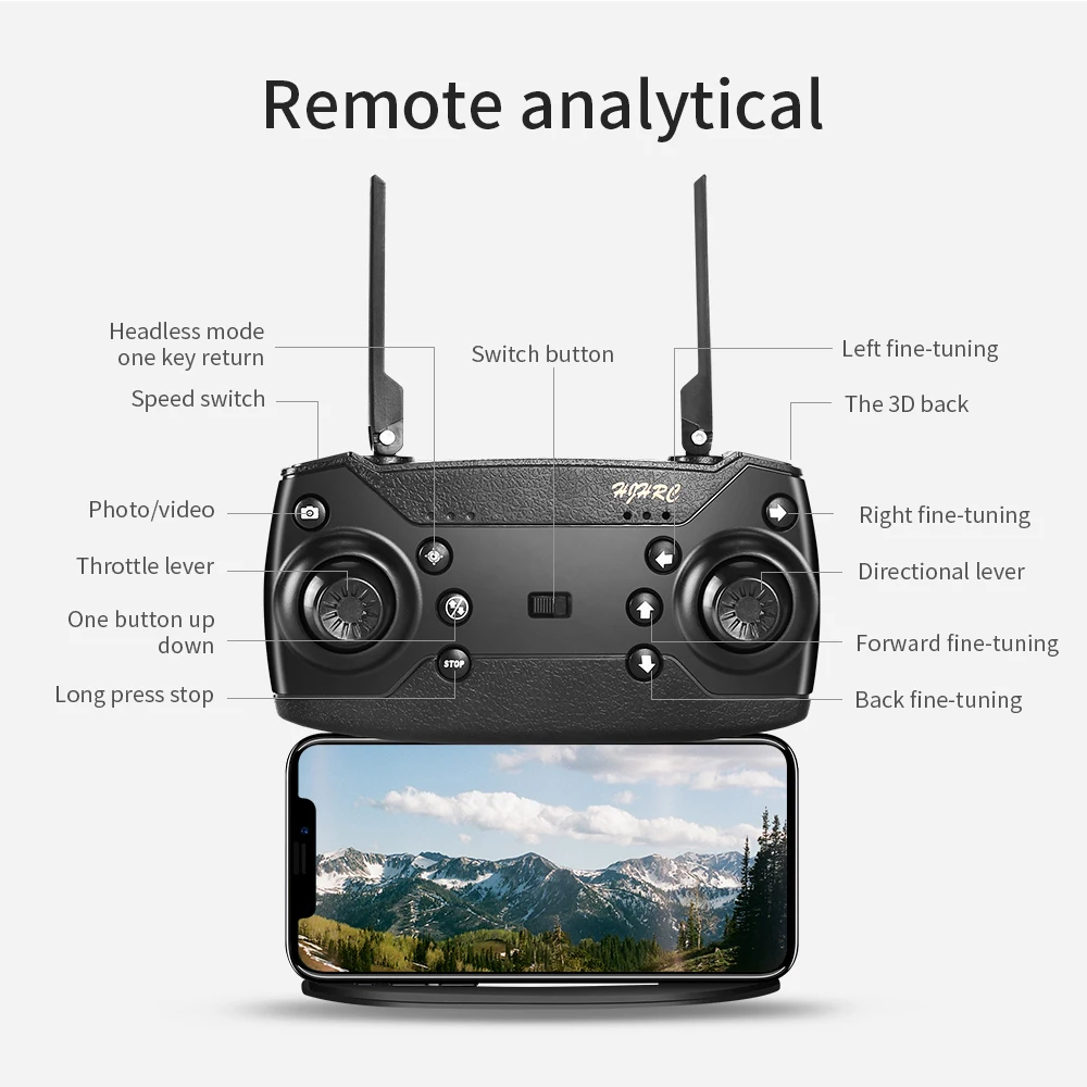 HJ28 Профессиональный мини складной Дрон с камерой 1080P широкий угол Wi-Fi FPV высота удержания RC Квадрокоптер Вертолет игрушка X12S E58