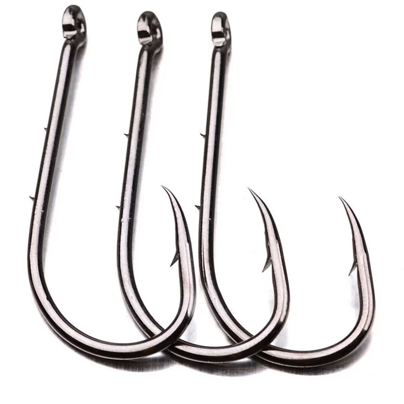 

100pcs Outdoor Baitholder Fishing Hook High Carbon Steel Sharp Saltwater Sea corrosion resistant Fishing Hooks