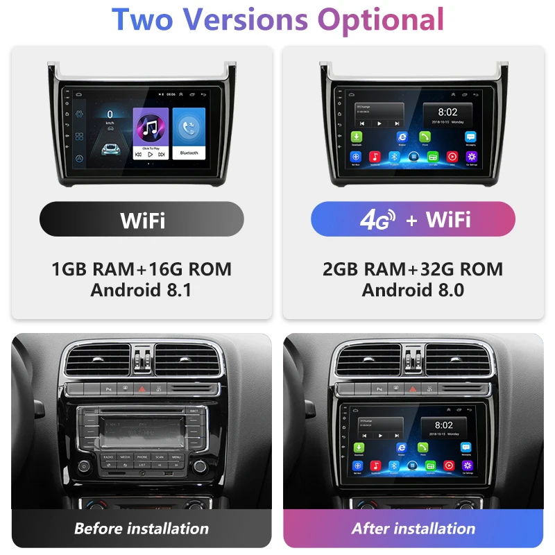 Vtopek " автомобильный радиоприемник для Volkswagen Polo 2008- gps навигация VW POLO sedan видео плеер 4G wifi Android fm-передатчик