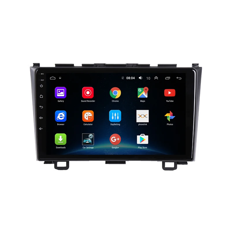 Discount 10.1" Android 9.1 Car DVD Multimedia Player GPS For Honda CRV 2007 2008 2009 2010 2011 audio car radio stereo navigation wifi 5