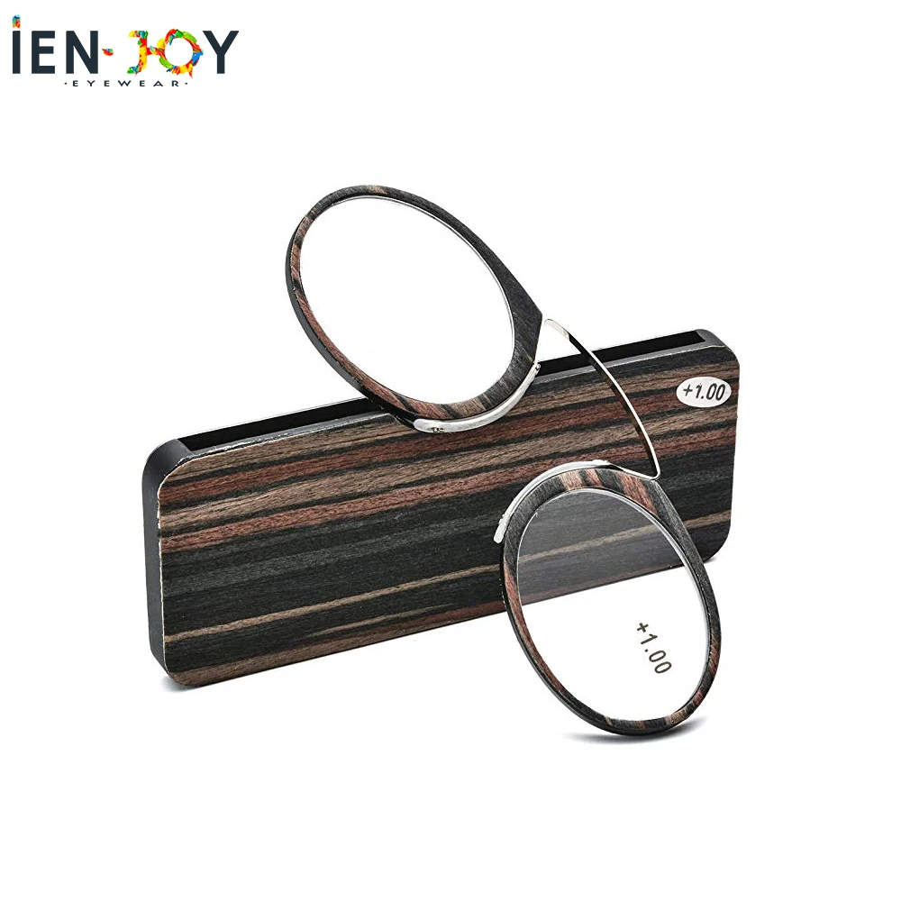 

IENJOY TR90 Pince Nez Style Nose Clip Reading Glasses Blocking Blue Light Glasses Readers for Men and Women 1.0-3.0 Glasses