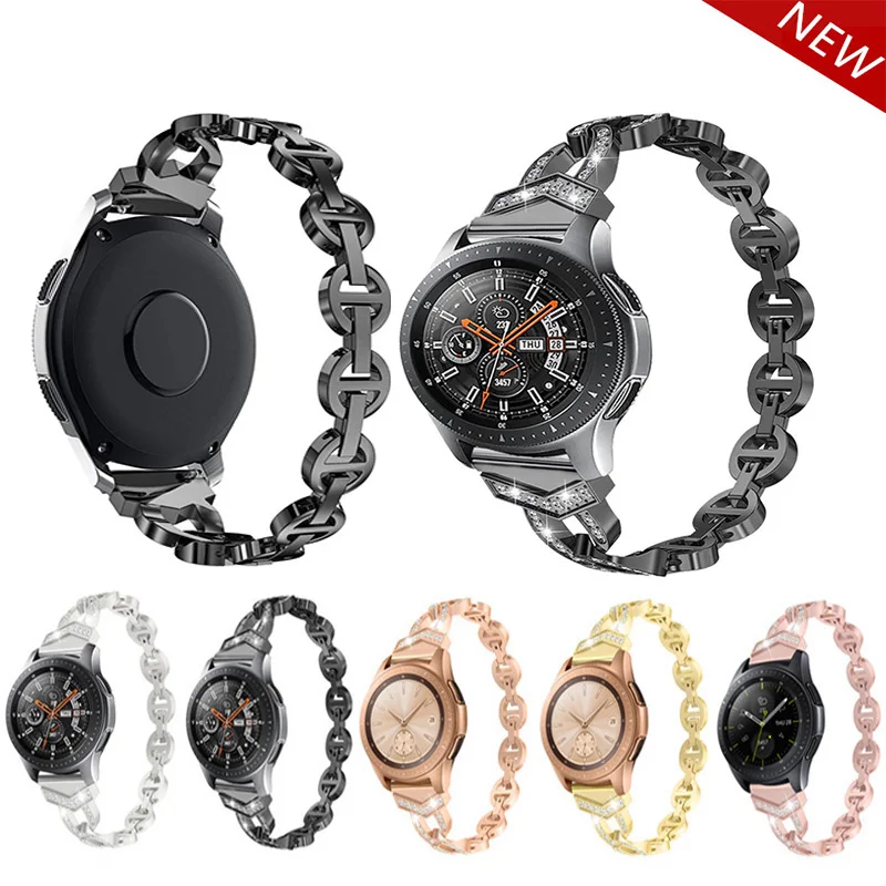 Металлический ремешок для часов 20 мм 22 Huawei Watch GT2 браслет Samsung Galaxy 46 42 Gear S3 S2