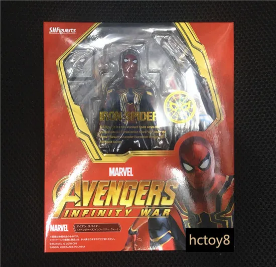 СВЧ Marvel легенды игрушки 14 см Человек-паук Железный человек ПВХ Модель Действие Фигурки Мстителей бесконечной войны фильм Figma подарок