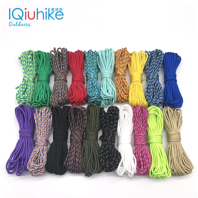 100 Colors Paracord 2mm 50FT One Stand Cores Paracord Rope Paracorde Cord  For Jewelry Making Wholesale