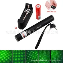 303 532nm зеленая лазерная указка ручка высокая мощность блики открытый фонарик профессиональный индикатор путешествия охота лазерное устройство