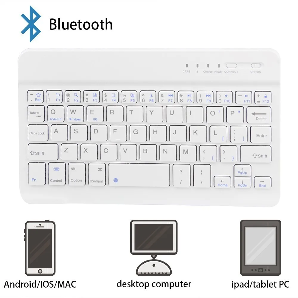 Wireless Bluetooth Keyboard Portable Rechargeable