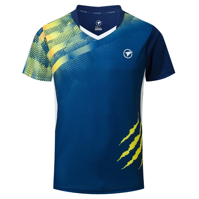 Новая одежда для бадминтона для мужчин/женщин, спортивные комплекты для настольного тенниса, одежда для настольного тенниса, спортивные тренировочные майки для командной игры A121