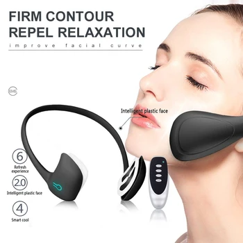 

Face Lifting tools EMS Muscle Stimulator v face-lifting 3D thin face massager roller smart beauty Massage Slimming instrument