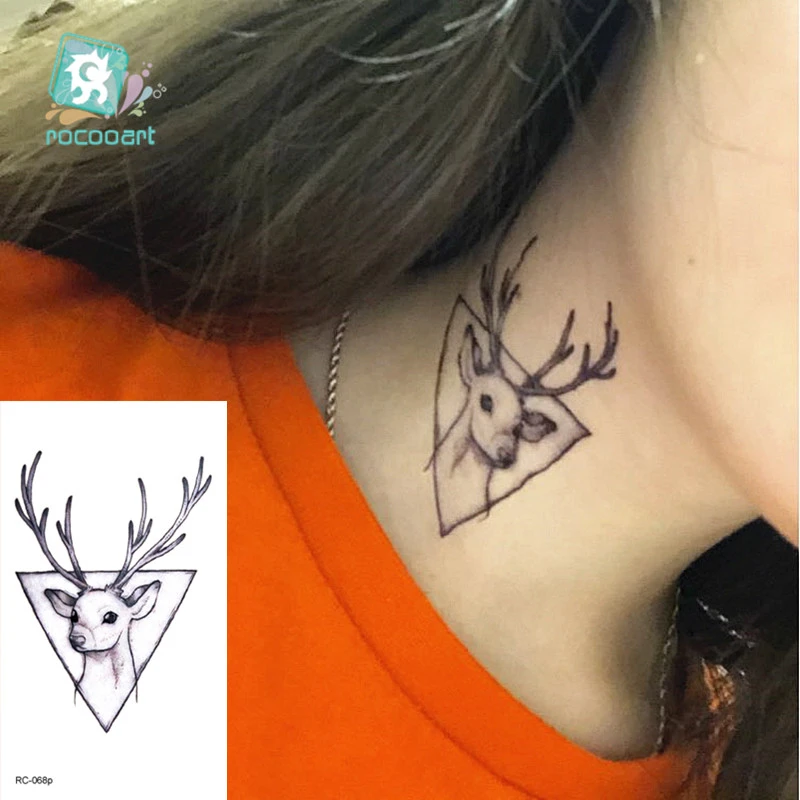 Hc Series Body Art Black White Drawing Little Element Small Flowers Floral  Ballet Water Transfer Temporary Fake Tattoos Sticker - Temporary Tattoos -  AliExpress