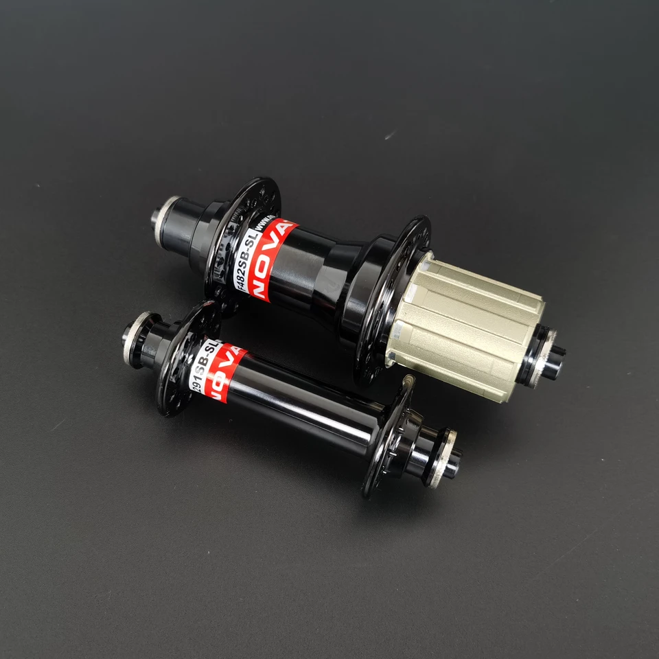 Novatec-超軽量ロードバイクアクスル,A291SB-F482SB-SLフロント