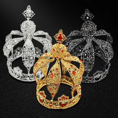 Стразы из сплава с кристаллами Королевская корона украшения для торта Романтические свадебные украшения торта с днем рождения Аксессуары для торта вечерние принадлежности