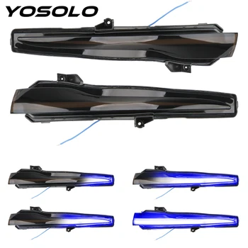 

YOSOLO 1 pair Dynamic Turn Signal Light Blinker For Mercedes Benz C E S GLC W205 W213 W222 W217 X253 Car Rear View Mirror Light