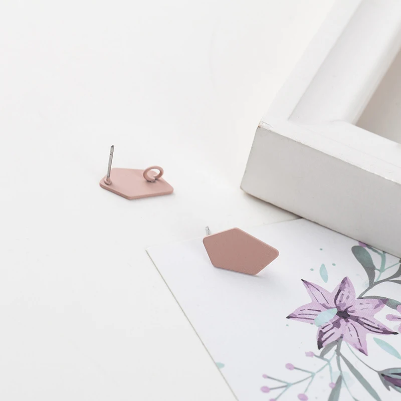 50 шт сплав карамельных цветов геометрические серьги Diy ручной работы кольцо серьги ювелирные аксессуары