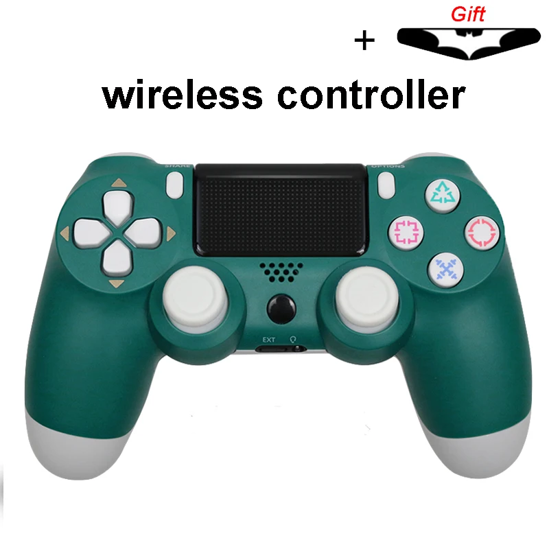 Bluetooth беспроводной джойстик для PS4 контроллер подходит для mando ps4 консоль для Playstation Dualshock 4 геймпад для PS3 - Цвет: wireless green
