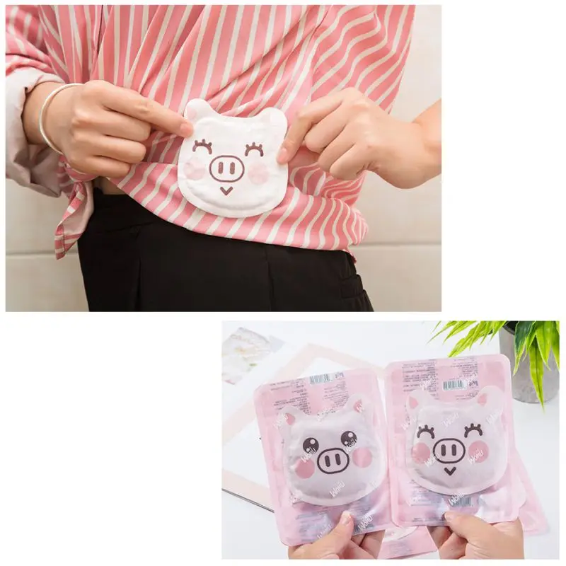 10 pcs Cartoon Baby Warm Paste Pads Warm Sticker Fever Stickers Warm Body Stickers Winter Skin Use Surface Pads New