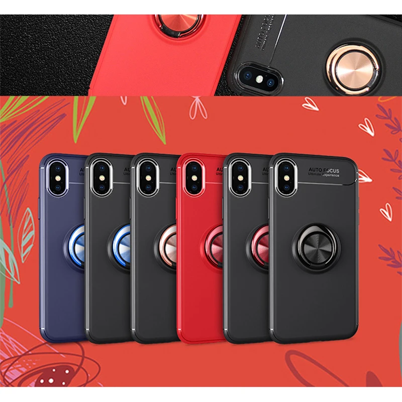 Mobile shell mobile phone case anti-drop magetic buckle bracket for iPhone series 6 6s 7 9 Plus X XR XS Max |