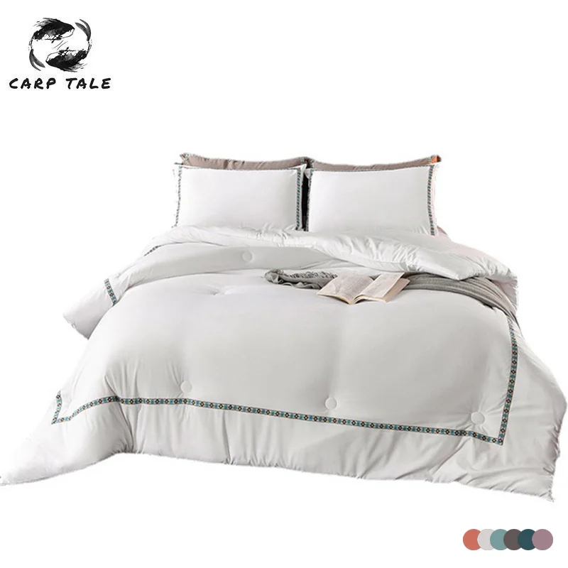 

New Hotel Quilt Super Soft Duvet Thick Autumn Winter Warm Comforter Home Bedding Quilt Bedspread Blanket for Double King Queen