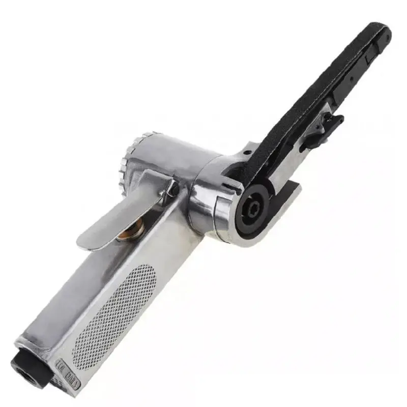 

3/8" Air Belt Sander Set Angle Grinder Grinding Machine Polish Trimming Surface Pneumatic Tool Wood Glass Fiber Metal
