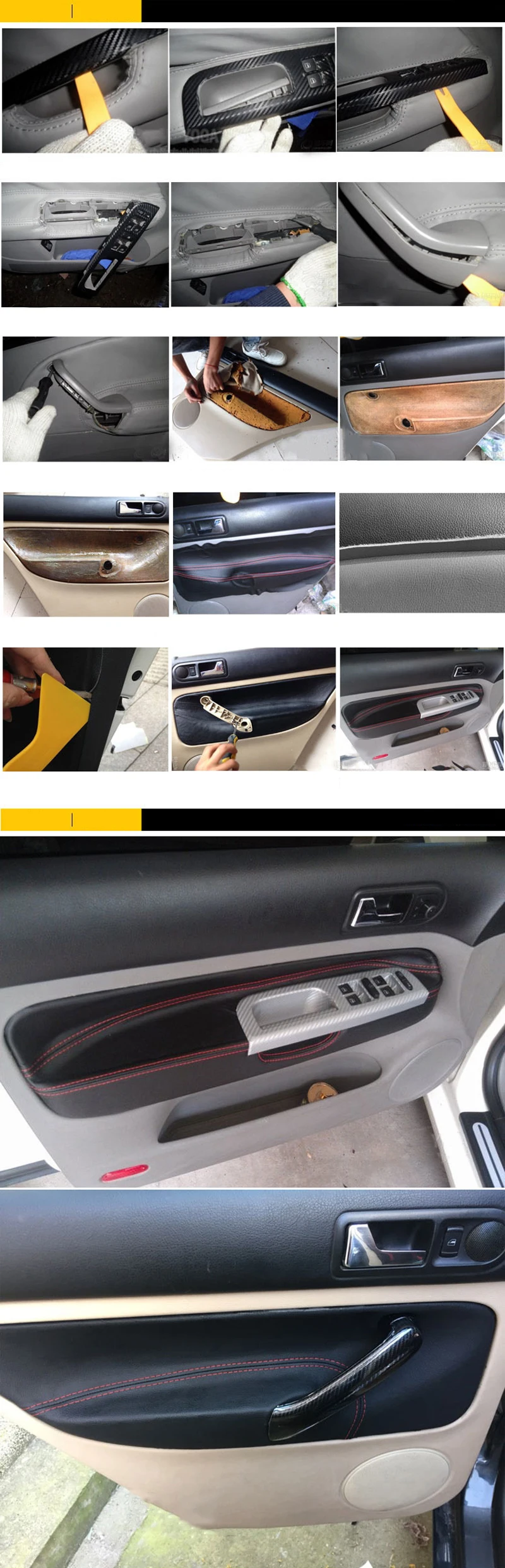 LHD панель подлокотника двери автомобиля из микрофибры покрытие отделка для VW Golf MK4 Bora Jetta 1998 1999 2000 2001 2002 2003 2004 2005 2006