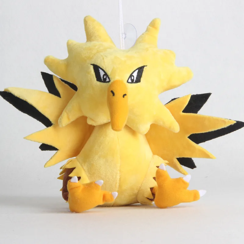 39 Styles15-25cm Пикачу аниме плюшевая кукла Mewtwo aerodactil Raichu мягкая плюшевая игрушка Peluche Рождественский подарок для детей - Цвет: 22cm Zapdos