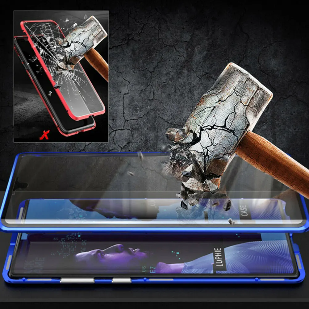 Магнитный абсорбционный Передний+ задний стеклянный чехол для samsung Galaxy Note 10 Plus xk88