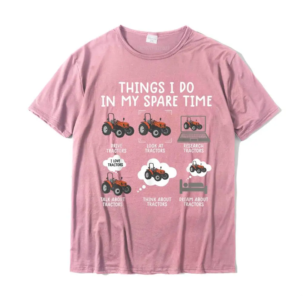 Normal T-shirts Wholesale Short Sleeve Printed On All Cotton O-Neck Men's Tees Fashionable T Shirt Lovers Day Wholesale funny farming farmer gifts tractor shirts for toddler boys T-Shirt__MZ16855 pink