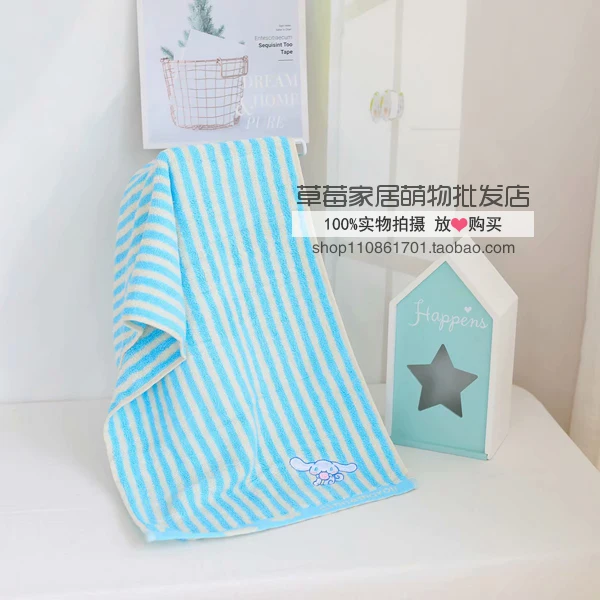 75x35 см мультяшная хеллокитти My Melody Cinnamoroll pompomprin Little Twin Stars BadBadtz-maru хлопковое банное полотенце мочалка - Цвет: 6
