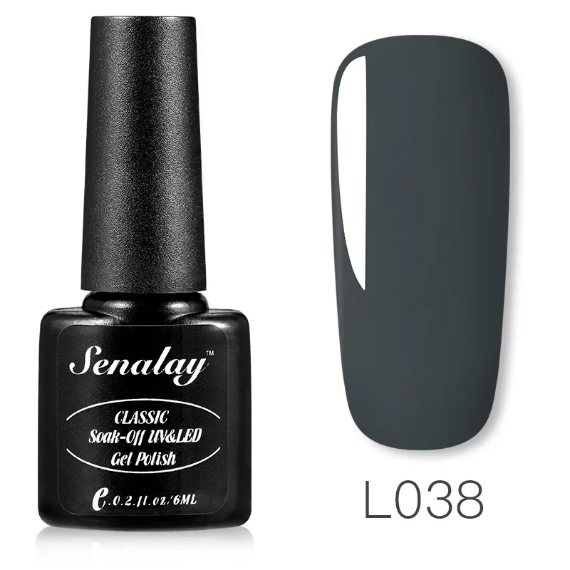 RE12-L038 SENALAY Гель-лак набор все для маникюра Полупостоянный Vernis верхнее покрытие УФ светодиодный гель лак удаляющийся замачиванием Гель-лак для ногтей - Цвет: RE12-L038